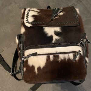 Cowhide Backpack/diaper bag